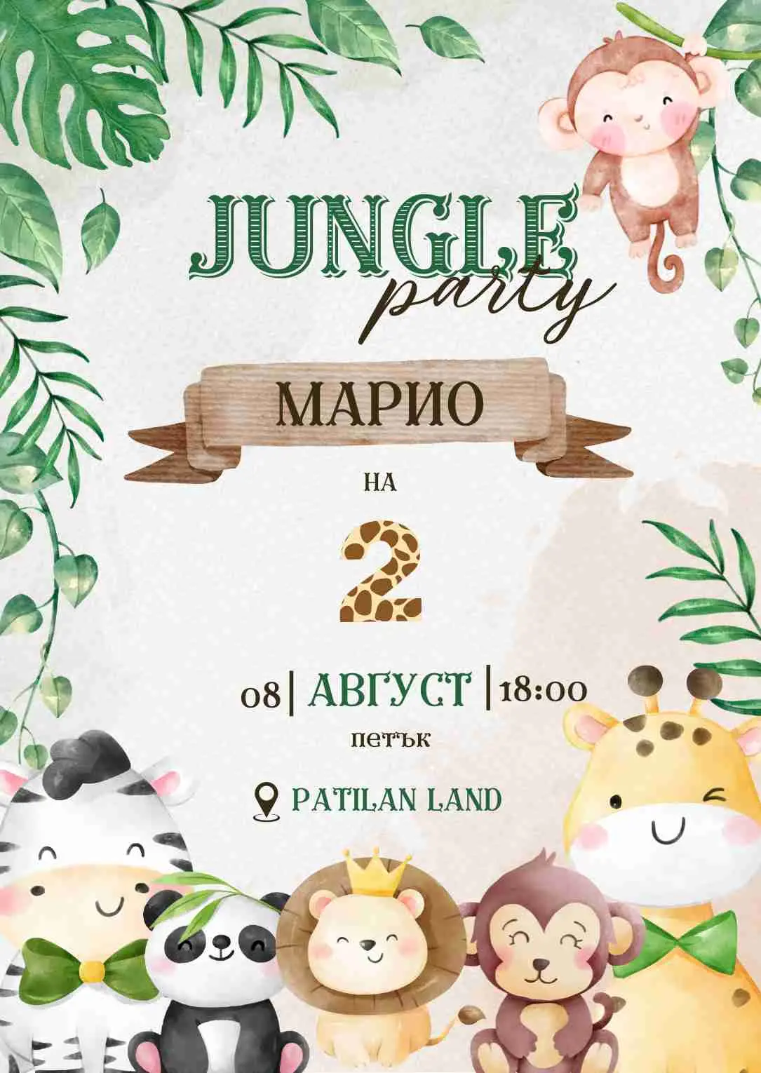 Видео покана за Рожден Ден